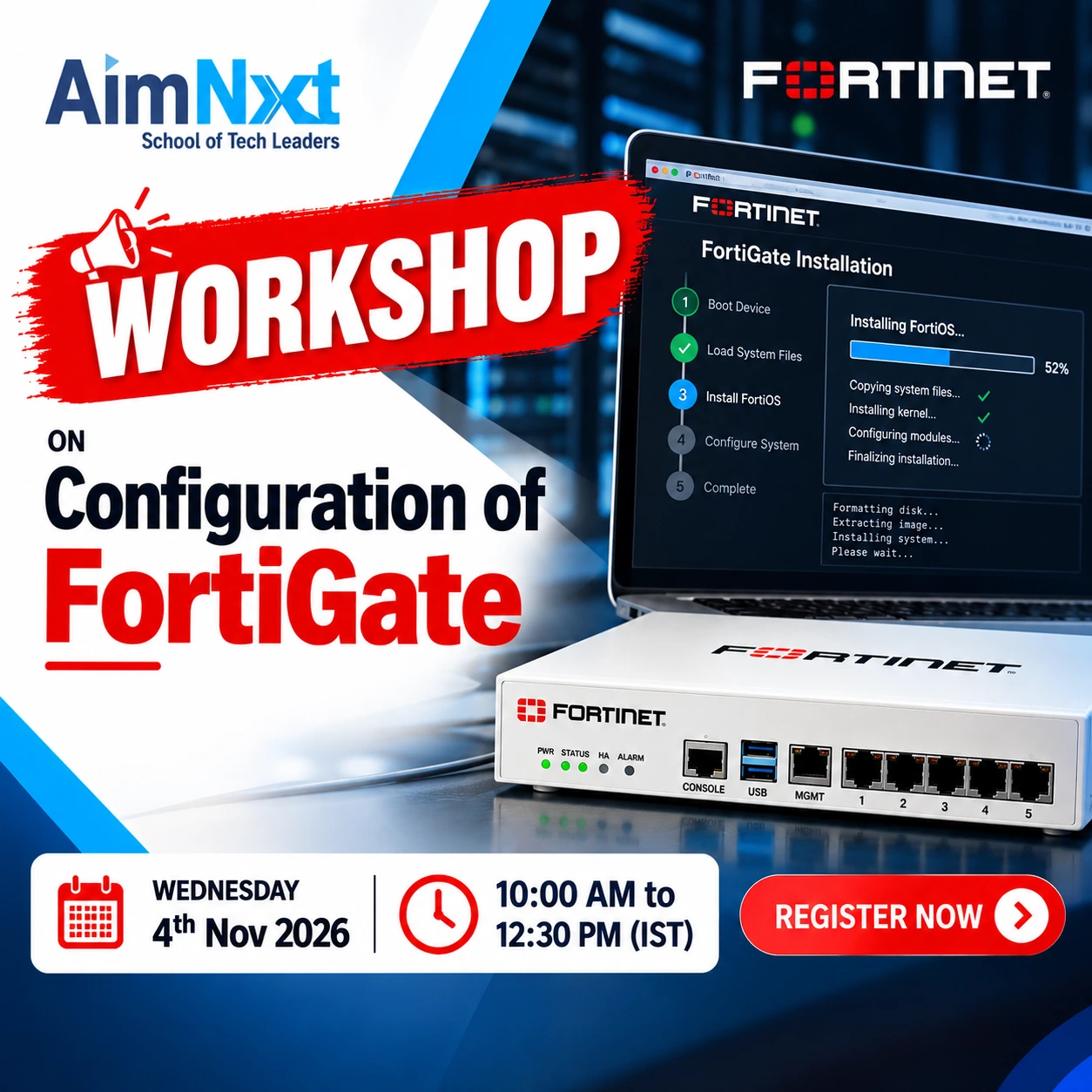 Fortinet Offline Workshop poster