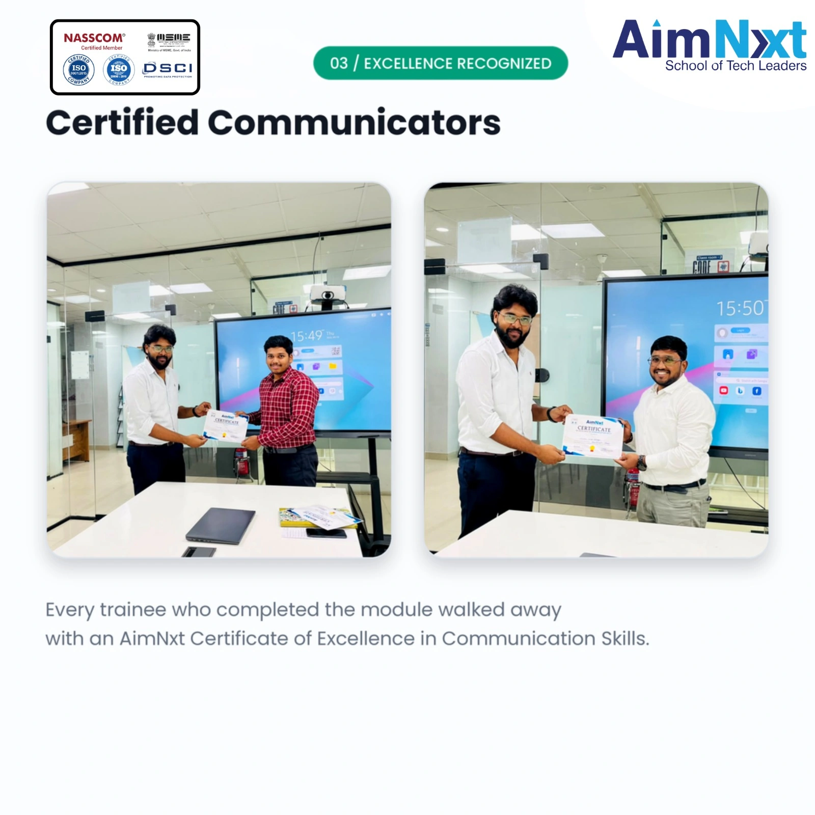 AimNxt Certified Communicators