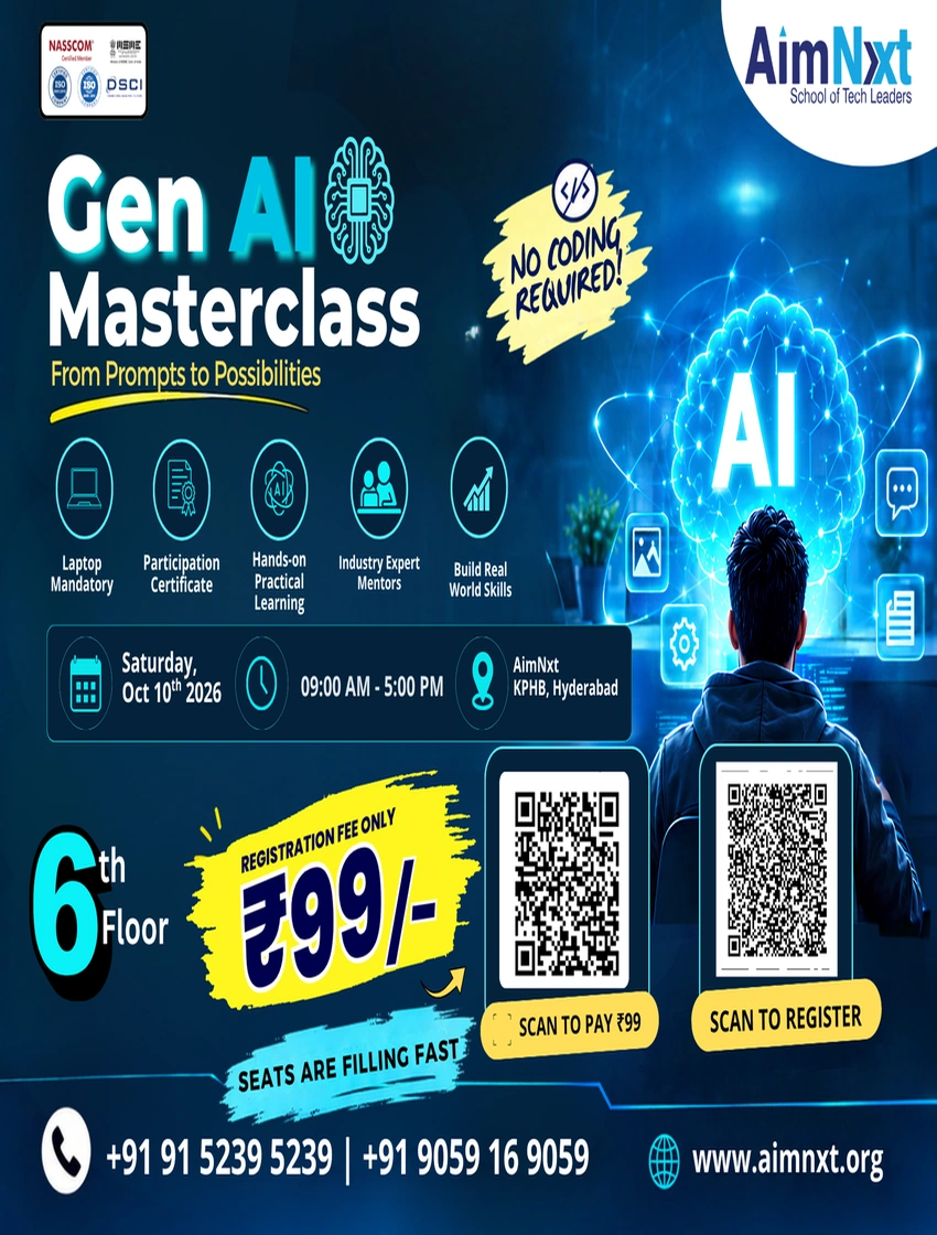 AimNxt Gen AI Workshop - 10th October 2026