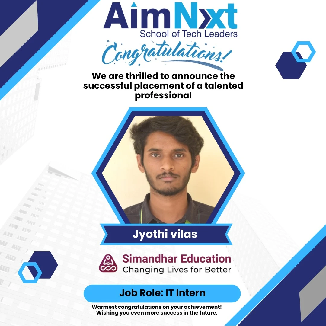 AimNxt Placement Success Story
