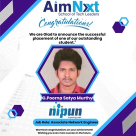 Aimnxt Placed Student13