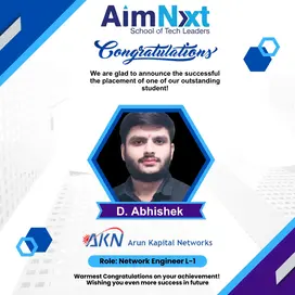 Aimnxt Placed Student15