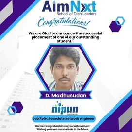 Aimnxt Placed Student18