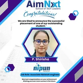 Aimnxt Placed Student21
